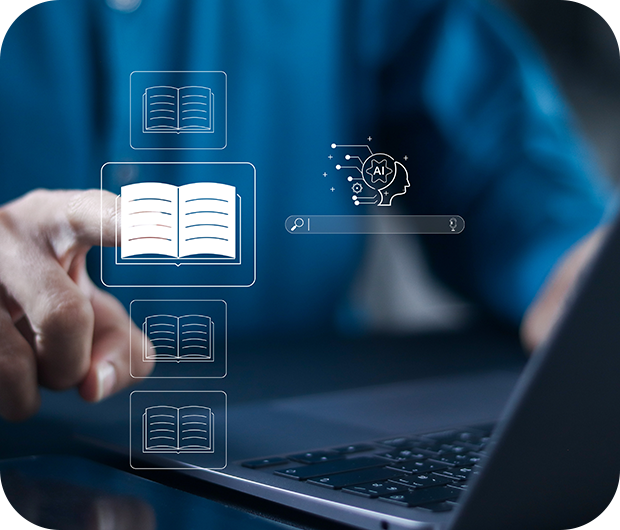 Learning platform interface and online education